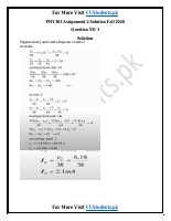 PHY301 Assignment 2 Solution Fall 2020.pdf